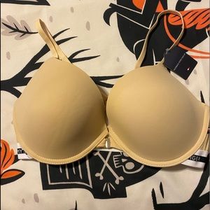 Beige racer back bra 36D